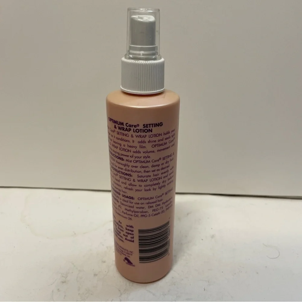 Soft Sheen Optimum Care Setting Wrap Lotion 8 OZ HTF